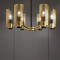 Люстра на штанге Eurosvet Grino 70139/6 латунь