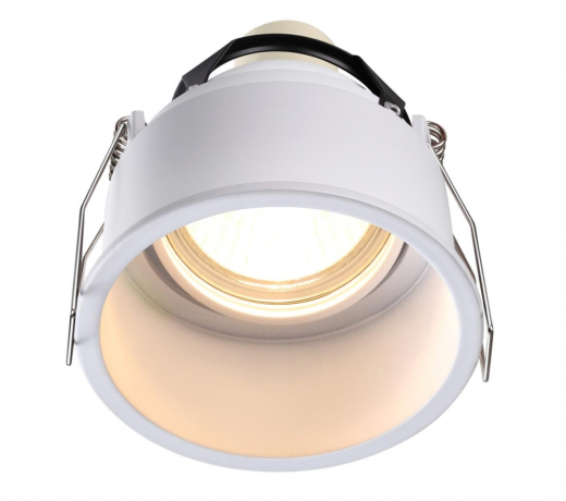 Встраиваемый светильник с лампочкой Novotech Cloud 370563+Lamps Gu10 