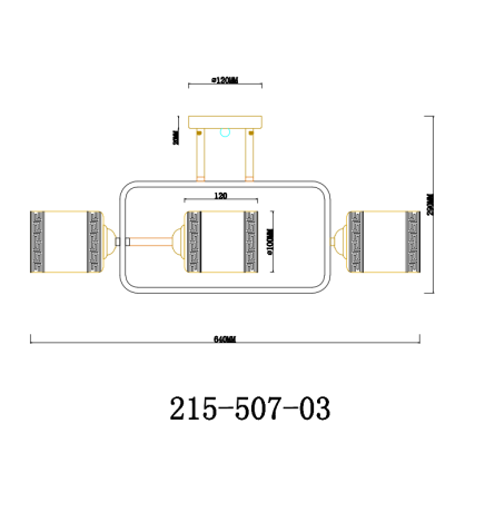 Потолочный светильник со светодиодными лампочками E27, комплект от Lustrof. №372277-623565 