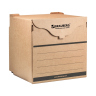 Нарушена упаковка!  <199255> Короб архивный (330х310х340 мм) фронтальная загрузка для регистраторов/накопителей, липучка, гофрокартон, BRAUBERG, 122033 (122033)