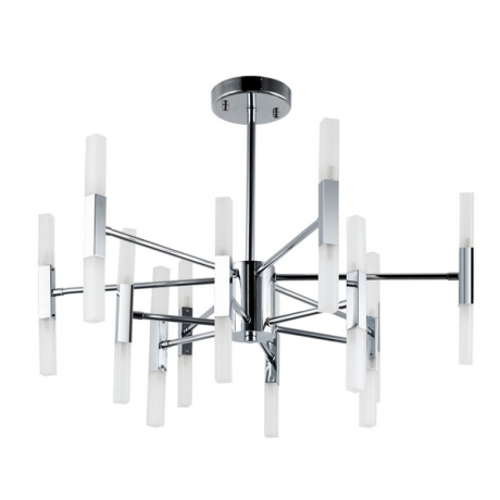 Люстра на штанге в гостиную с 24 LED лампами. Комплект от Lustrof №257659-709011 