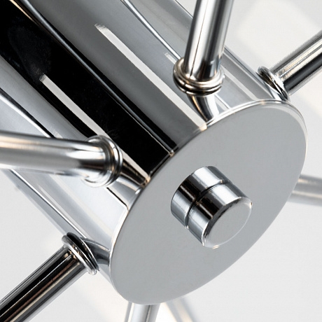 Люстра на штанге в гостиную с 24 LED лампами. Комплект от Lustrof №257659-709011 