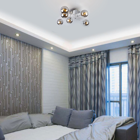 Потолочная люстра Eurosvet Evita 30140/6 хром 