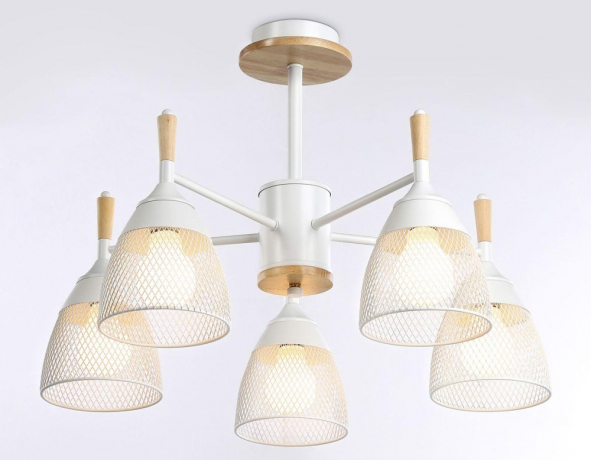 Люстра на штанге с лампочками Ambrella light TR8012+Lamps 