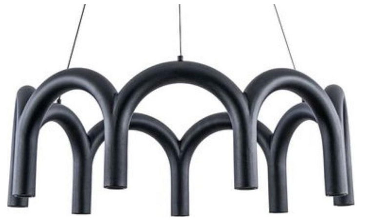 Подвесная люстра Arte Lamp Warhol A3258LM-45BK 