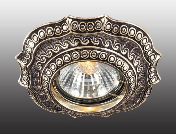 369857 Встраиваемый точечный светильник Novotech Vintage 