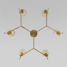 Люстра на штанге Eurosvet Prism 60143/6 латунь 
