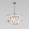Подвесная люстра Eurosvet Elegante 10130/8 хром/прозрачный хрусталь Strotskis 