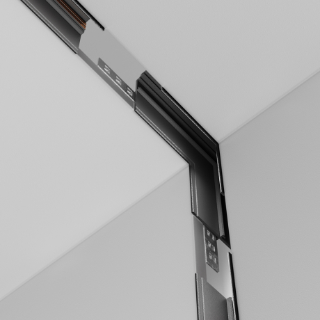 Соединитель угловой L-образный для треков Maytoni Technical Accessories for Exility TRA034CL-42B 
