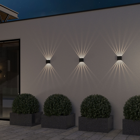 Уличный настенный светильник Elektrostandard Sole 35149/D черный (a058892)