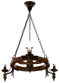 Люстра подвесная со светодиодными лампочками E14, комплект от Lustrof. №151115-623133