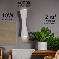 Накладной светильник Arte Lamp Zaurak A2697AP-10WH