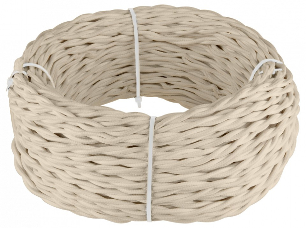 Провод электропитания Werkel Ретро 2х2,5 (песочный) W6452646