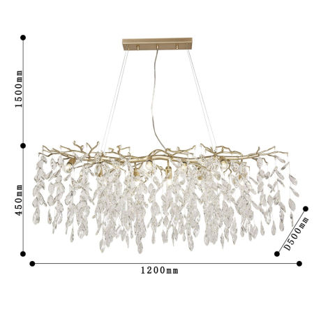 Подвесная люстра Favourite Brillo 3056-10P 