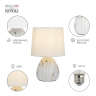 Настольная лампа с Led лампочками в комплекте Rivoli Б0053457+Lamps 