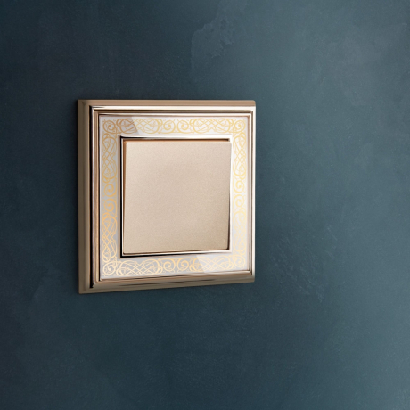 Выключатель одноклавишный без рамки Werkel шампань W1110011