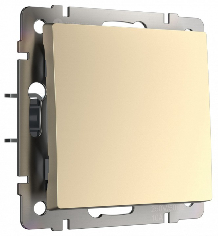 Выключатель одноклавишный без рамки Werkel шампань W1110011