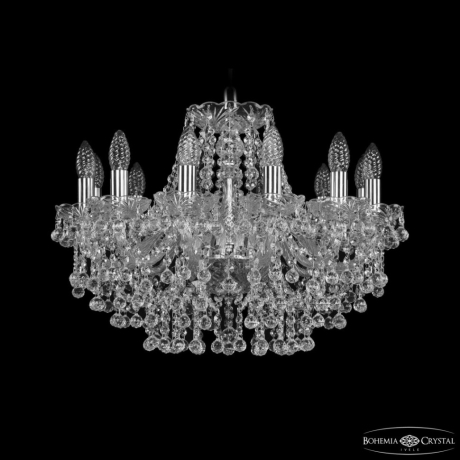 Подвесная люстра Bohemia Ivele Crystal 1409 1409/12/195 Ni 