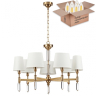 Подвесная люстра с лампочками Odeon Light London 4894/7+Lamps E14 Свеча 
