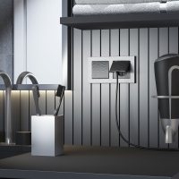 Клавиша для выключателя Werkel Hammer черный W1219008