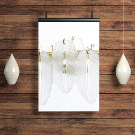 Подвесная люстра Arte Lamp EVIE с поддержкой Алиса A4052SP-12SG-A 