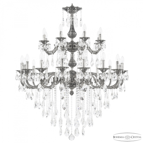 Подвесная люстра Bohemia Ivele Crystal Verona 72101/16+8/360/2d B NB 