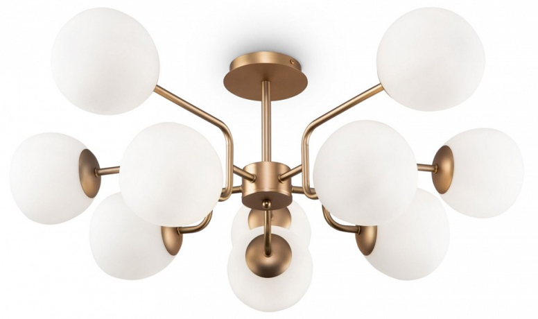 Люстра на штанге Maytoni Erich MOD221PL-10G 