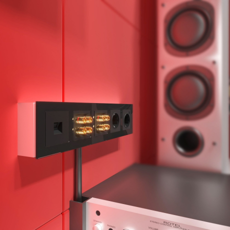 Короб накладной для розетки Werkel черный W8000008