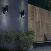 Нарушена упаковка!  <399910> Уличный настенный светильник с датчиком движения Odeon Motto 6605/2W