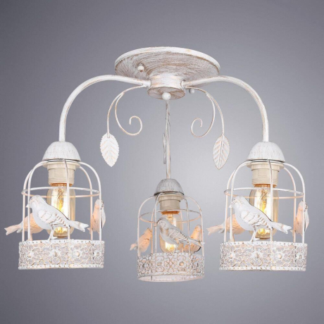 Потолочная люстра Arte Lamp Cincia с поддержкой Алиса A5090PL-3WG-A 