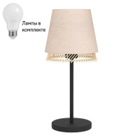 Настольная лампа с абажуром с лампочкой Eglo 43977+Lamps