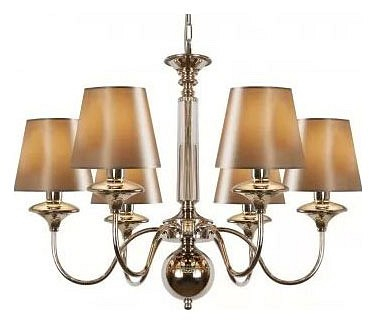 Подвесная люстра iLamp Rolling P2406-6  Nickel 