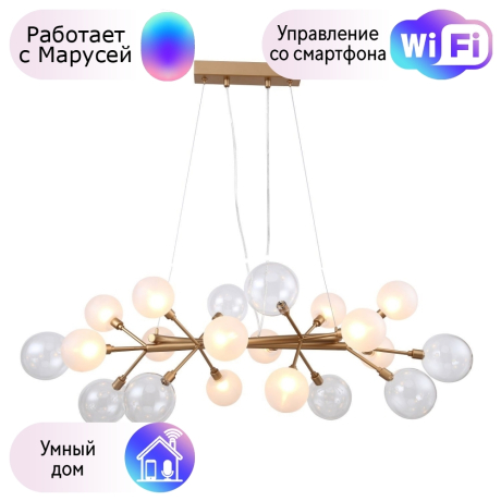Подвесная люстра Favourite Babylon с поддержкой Маруся 2515-12P-М 