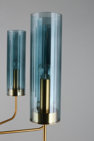 Люстра с поддержкой Алисы На штанге Omnilux OML-99617-08-A 