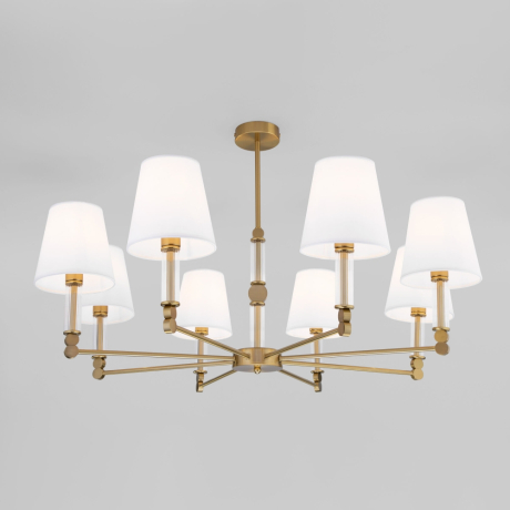 Люстра на штанге Eurosvet Conso 60145/8 латунь 