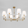 Люстра на штанге Eurosvet Conso 60145/8 латунь 