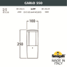 Наземный низкий светильник Fumagalli Carlo DR1.573.000.LXU1L