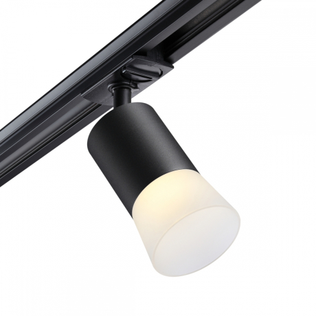 Однофазный светильник для шинопровода со светодиодной лампочкой GU10, комплект от Lustrof. №369573-647334 