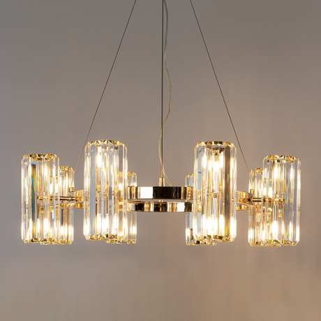 Подвесная люстра с лампочками Arte lamp A1049SP-16GO+Lamps 