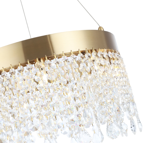 Люстра подвесная с Led лампочками в комплекте CRYSTAL LUX AQUA SP9+Lamps 