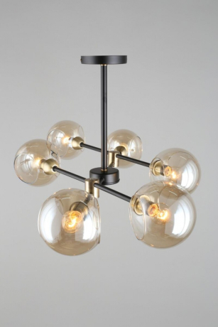 Люстра с поддержкой Алисы На штанге Omnilux OML-94207-06-A 