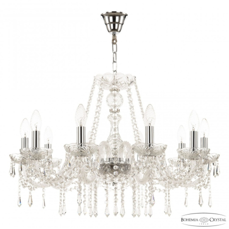 Подвесная люстра Bohemia Ivele Crystal 104 104/10/240 Ni 