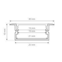 Короб встраиваемый Lightstar Profiled 419210