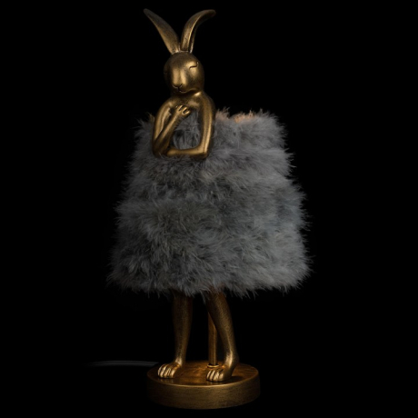 Настольная лампа декоративная Loft it Lapine 10315/A Grey fluff 