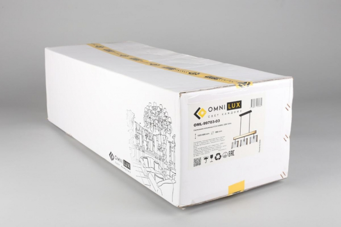 Светильник с поддержкой Алисы подвесной Omnilux OML-99703-03-A 