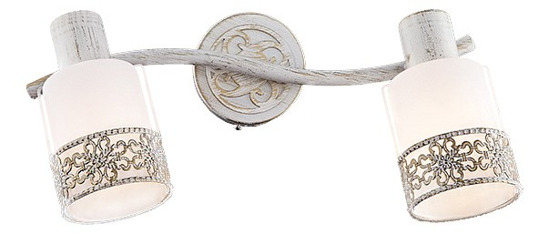 Спот Eurosvet Silvia 20025/2 белый с золотом 