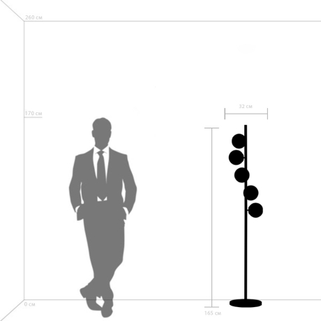 Торшер Lightstar Croco 815757 