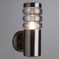 Уличный настенный светильник с лампочкой Arte lamp A8381AL-1SS+Lamps