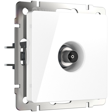 ТВ-розетка оконечная без рамки Werkel белый W1183001