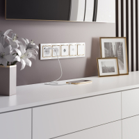 ТВ-розетка оконечная без рамки Werkel белый W1183001